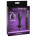 Anal Fantasy Elite Auto-Throb Inflatable Vibrating Plug - Black