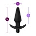 Anal Adventures Platinum - Silicone Vibrating Plug - Black Anal Adventures Platinum - Silicone Vibrating Plug - Black