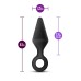 Anal Adventures Platinum - Silicone Loop Plug -  Medium - Black