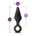 Anal Adventures Platinum - Silicone Loop Plug - Large - Black