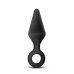 Anal Adventures Platinum - Silicone Loop Plug - Large - Black