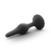 Anal Adventures Platinum - Silicone Beginner Plug - Small - Black Anal Adventures Platinum - Silicone Beginner Plug - Small - Black