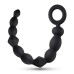 Anal Adventures Platinum - Silicone Beginner Anal Beads - Black Anal Adventures Platinum - Silicone Beginner Anal Beads - Black