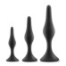 Anal Adventures Platinum - Silicone Beginner Plug Kit - Black Anal Adventures Platinum - Silicone Beginner Plug Kit - Black