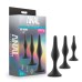 Anal Adventures Platinum - Silicone Beginner Plug Kit - Black Anal Adventures Platinum - Silicone Beginner Plug Kit - Black