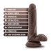 Dr. Skin Silicone - Dr. Daniel - 6 Inch Dildo With Suction Cup - Chocolate