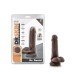 Dr. Skin Silicone - Dr. Daniel - 6 Inch Dildo With Suction Cup - Chocolate