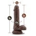 Dr. Skin Silicone - Dr. Daniel - 6 Inch Dildo With Suction Cup - Chocolate