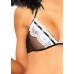 4 Pc Flirty French Maid - One Size - Black/white 4 Pc Flirty French Maid - One Size - Black/white