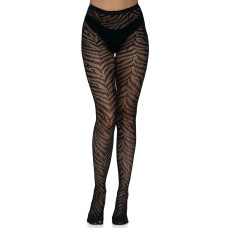 Zebra Net Tights - One Size - Black Zebra Net Tights - One Size - Black