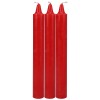 Japanese Drip Candles - 3 Pack - Red