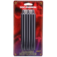 Japanese Drip Candles - 3 Pack - Black