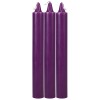 Japanese Drip Candles - 3 Pack - Purple