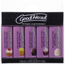 Goodhead - Oral Delight Gel - Cupcake - 5 Pack - 1 Fl. Oz. Goodhead - Oral Delight Gel - Cupcake - 5 Pack - 1 Fl. Oz.