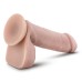Dr. Skin Plus - 8 Inch Posable Dildo With Balls - Vanilla Dr. Skin Plus - 8 Inch Posable Dildo With Balls - Vanilla