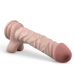 Dr. Skin Plus - 9 Inch Posable Dildo With Balls - Vanilla Dr. Skin Plus - 9 Inch Posable Dildo With Balls - Vanilla