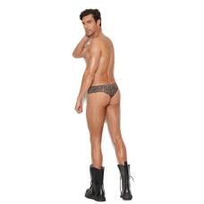 Men's Thong Back Brief - Large/xlarge - Animal Men's Thong Back Brief - Large/xlarge - Animal