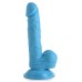 Pop Pecker 6.5 Inch Dildo With Balls - Blue