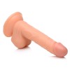 Pop Pecker 6.5 Inch Dildo With Balls - Light