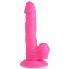 Pop Pecker 6.5 Inch Dildo With Balls - Pink