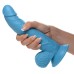 Pop Pecker 7.5 Inch Dildo With Balls - Blue