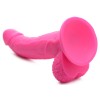Pop Pecker 7.5 Inch Dildo With Balls - Pink