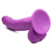 Pop Pecker 7.5 Inch Dildo With Balls - Purple