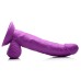 Pop Pecker 7.5 Inch Dildo With Balls - Purple
