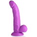 Pop Pecker 7.5 Inch Dildo With Balls - Purple
