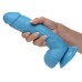 Pop Pecker 8.25 Inch Dildo With Balls - Blue Pop Pecker 8.25 Inch Dildo With Balls - Blue