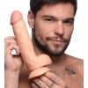 Pop Pecker 8.25 Inch Dildo With Balls - Light