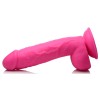 Pop Pecker 8.25 Inch Dildo With Balls - Pink
