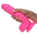 Pop Pecker 8.25 Inch Dildo With Balls - Pink