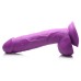 Pop Pecker 8.25 Inch Dildo With Balls - Purple Pop Pecker 8.25 Inch Dildo With Balls - Purple