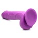 Pop Pecker 8.25 Inch Dildo With Balls - Purple Pop Pecker 8.25 Inch Dildo With Balls - Purple