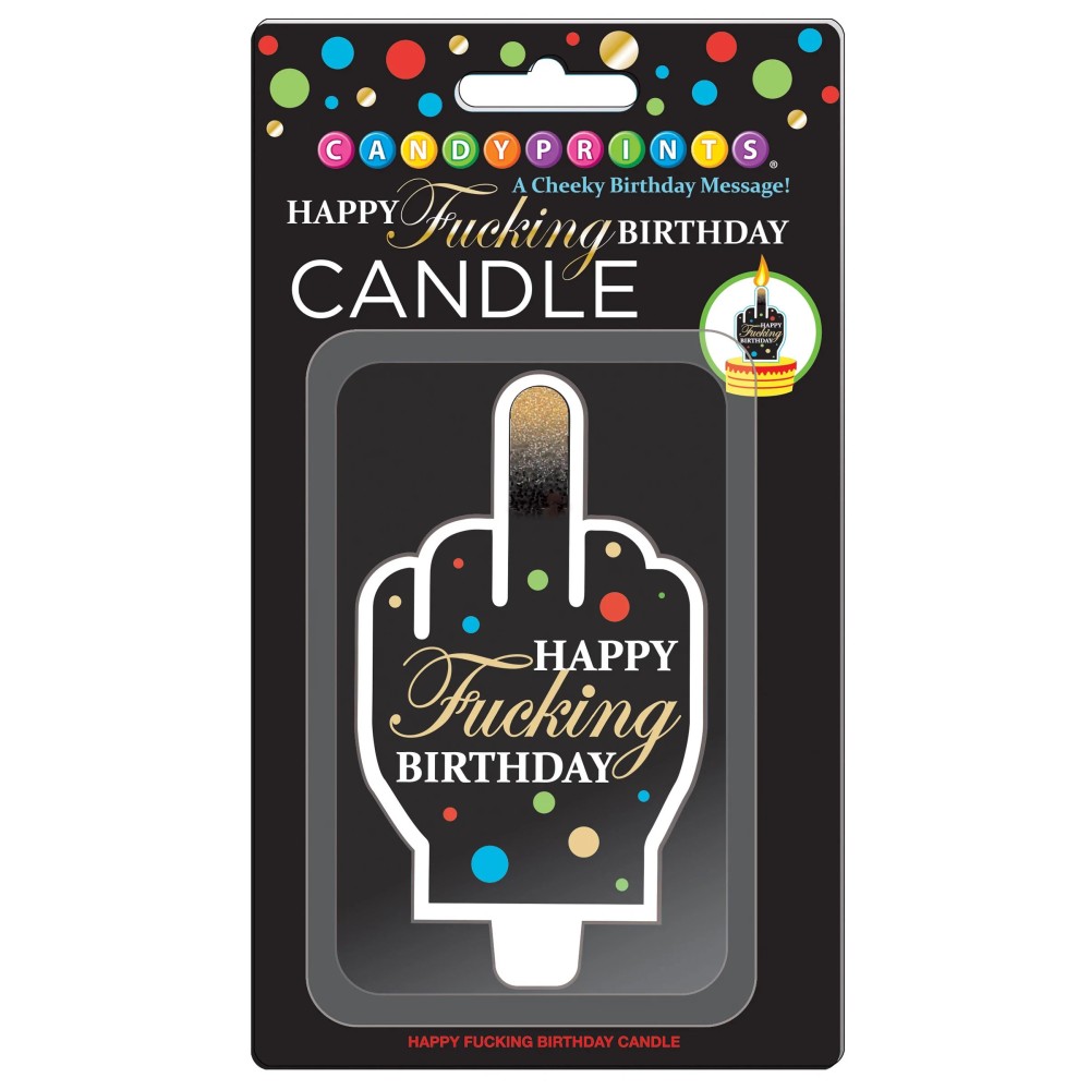 Happy Fucking Birthday Candle