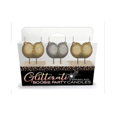 Glitterati Boobie Candle Set Glitterati Boobie Candle Set