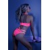 Lights Off Bralette and Panty - Medium/large - Neon Pink Lights Off Bralette and Panty - Medium/large - Neon Pink