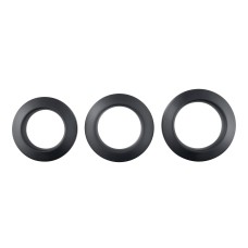 Adam's 3-Piece Penis Ring Set - Black Adam's 3-Piece Penis Ring Set - Black