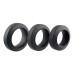 Adam's 3-Piece Penis Ring Set - Black