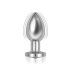 Ass-Sation Remote Vibrating Metal Plug - Silver