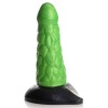 Radioactive Reptile Thick Scaly Silicone Dildo - Green