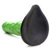 Radioactive Reptile Thick Scaly Silicone Dildo - Green