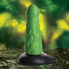 Radioactive Reptile Thick Scaly Silicone Dildo - Green Radioactive Reptile Thick Scaly Silicone Dildo - Green