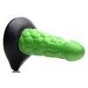 Radioactive Reptile Thick Scaly Silicone Dildo - Green