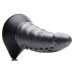 Beastly Tapered Bumpy Silicone Dildo - Silver Beastly Tapered Bumpy Silicone Dildo - Silver