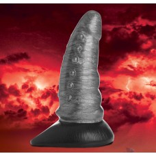 Beastly Tapered Bumpy Silicone Dildo - Silver Beastly Tapered Bumpy Silicone Dildo - Silver