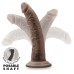 Dr. Skin Plus - 7 Inch Posable Dildo - Chocolate