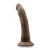 Dr. Skin Plus - 7 Inch Posable Dildo - Chocolate