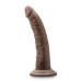 Dr. Skin Plus - 7 Inch Posable Dildo - Chocolate